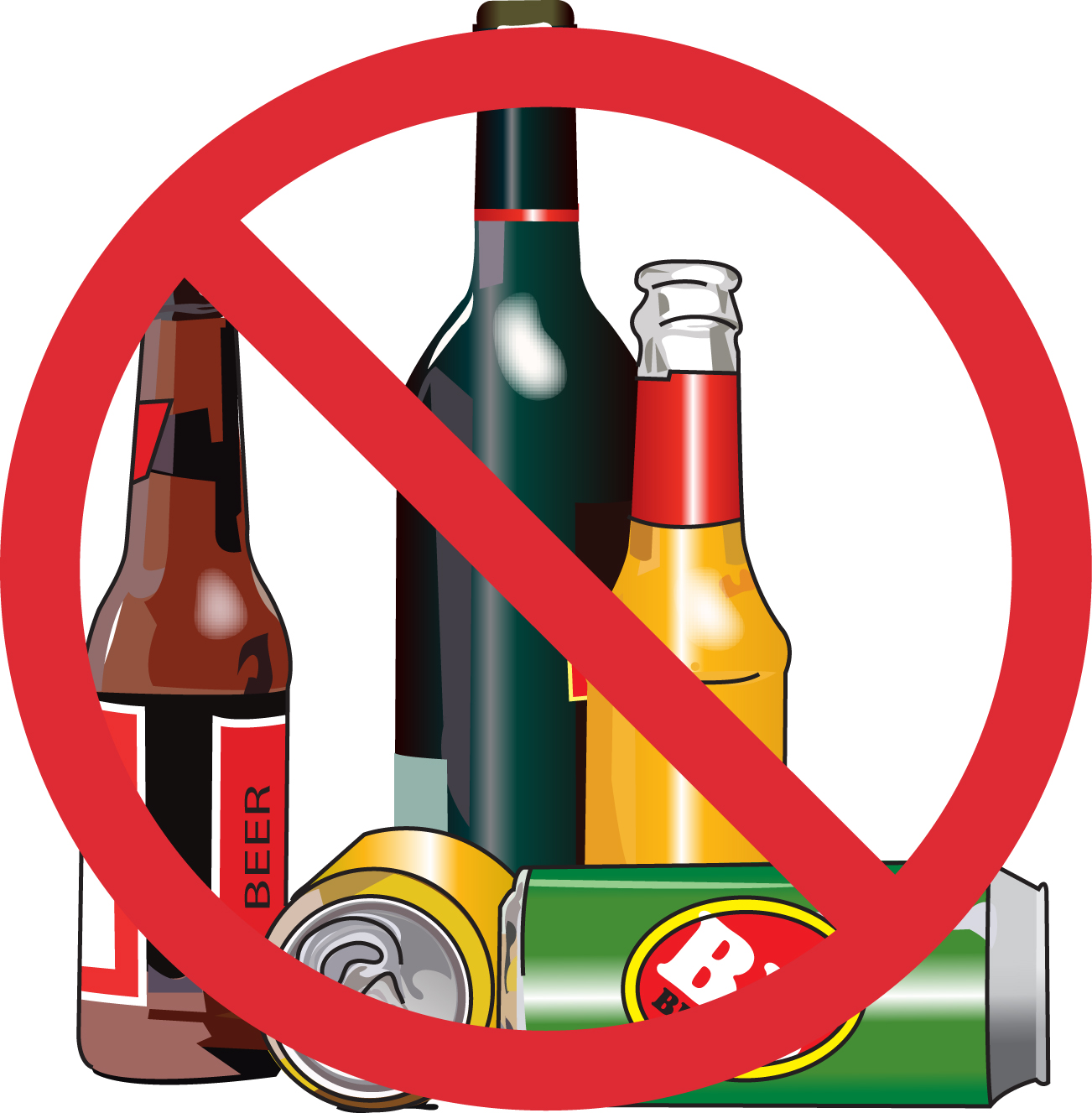 no alcohol