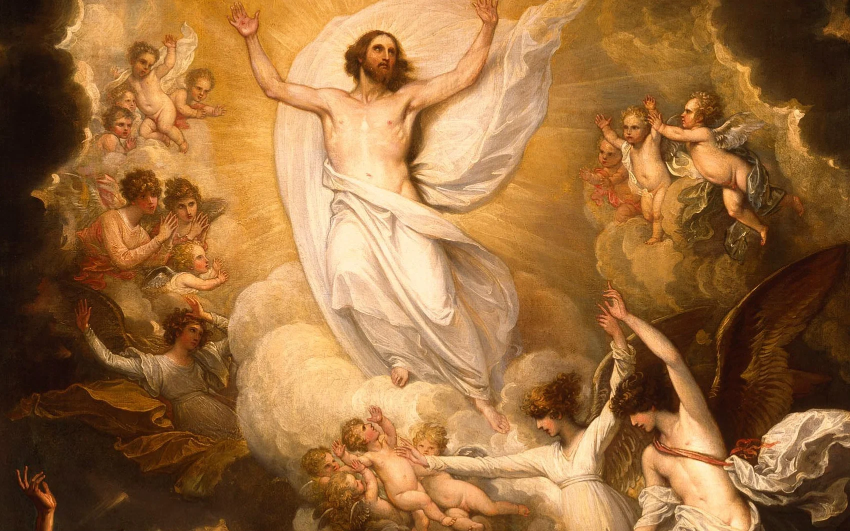 Easter Alleluia St Augustine 1 Painting Resurrection of Christ