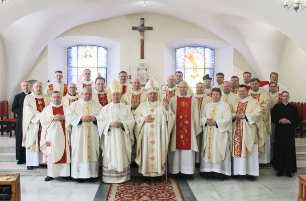 Больш за 20 чалавек адзначылі ў гродзенскай семінарыі юбілей святарства