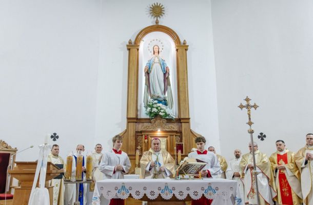 Гродзенская парафія Беззаганнага Зачацця Панны Марыі адзначыла 25-годдзе з часу асвячэння свайго касцёла