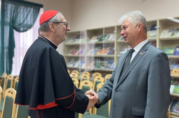Адбылася сустрэчы Спецпасланніка Папы кардынала Гуджэроці з Упаўнаважаным Румакам