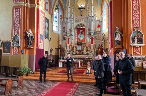 Студэнты гродзенскай семінарыі здзейснілі падарожжа ў тракельскі санктуарый