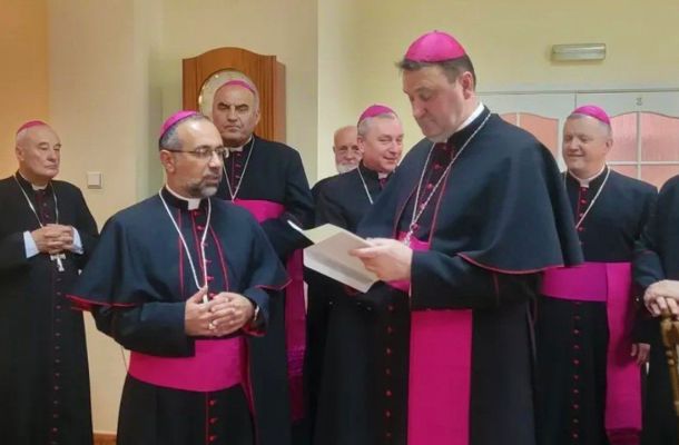 Новы нунцый сустрэўся з біскупамі Беларусі